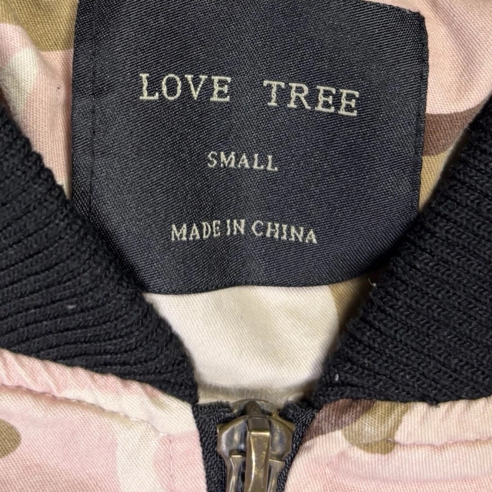 Love Tree Camo Bomber Jacket - Picture 4 of 11